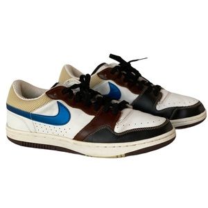 Nike court force low white military blue-bison 11